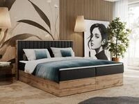 MKS M&Ouml;BEL Boxspringbett ALBERO 4 (Set, Packung, Kopfteil, Topper T25/Visco,