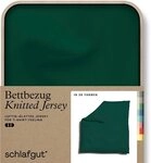 Schlafgut Bettbezug Premium Bettbezug Knitted Jersey (1 St), (1 St), Ton-in-Ton