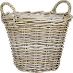 Mica Decorations Pflanzk&uuml;bel Mica Decorations Korb Marcia Rattan &Oslash; 40 x 30 cm