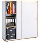 VCM Aktenschrank B&uuml;roschrank Aktenschrank Schiebet&uuml;ren Salia 3fach