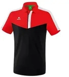Erima Poloshirt Squad rot/schwarz/weiss Herren rot S