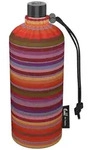 Emil Trinkflasche Bio Streifen Glasflasche, Flasche aus Glas, BPA-Frei,