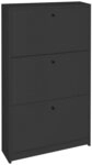 M&auml;usbacher Schuhkipper in anthrazit matt lack, Holzwerkstoff - 60x104x16cm (BxHxT)