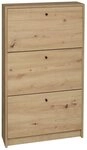M&auml;usbacher Schuhkipper in asteiche, Holzwerkstoff - 60x104x16cm (BxHxT)