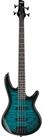 Ibanez E-Bass, E-B&auml;sse, 4-Saiter E-B&auml;sse, Gio GSR280QA-TMS Transparent Marine