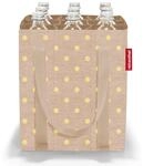 REISENTHEL&reg; Tragetasche bottlebag metallic dots coffee, bottlebag