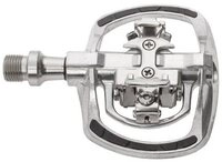 M-Wave Klickpedale M-Wave Pedal Drag-T1 Klick silber, Shimano SPD
