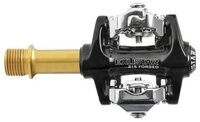 Exustar Klickpedale EXUSTAR Pedale MTB E-PM215 TI schwarz