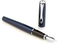 DIPLOMAT F&uuml;llhalter F&uuml;llhalter Diplomat Excellence A2 Midnight blue chrom, St&auml;rke