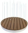 SUMMER FUN Gartendusche Outdoor Gartendusche Bodendusche, rund &Oslash; 74 cm, m