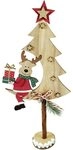 Trend Line Dekofigur TrendLine Dekofigur Holz Tannenbaum Reh 45 x 42 x