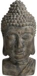 Mica Decorations Gartenfigur Mica Buddha grau Magnesium 48 cm