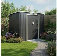 KONIFERA Ger&auml;tehaus Gartenhaus "Max" aus langlebigem Metall, BxT: 213x130 cm,