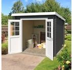 LASITA MAJA Gartenhaus Indi 175, BxT: 250x213 cm, Blockbohlenhaus 28mm