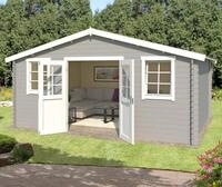 LASITA MAJA Gartenhaus Udo 380, BxT: 522x400 cm, Blockbohlenhaus 28mm