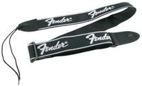 Fender Gitarrengurt, Gitarrengurt Running Logo Black/White - Gitarrengurt