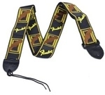 Fender Gitarrengurt, Monogrammed Strap Black/Yellow/Brown - Gitarrengurt Fender Gitarrengurt, Monogrammed Strap Black/Yellow/Brown - Gitarrengurt