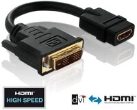 PureLink PureLink&reg; - DVI/HDMI Adapter - PureInstall 0,10m Video-Adapter