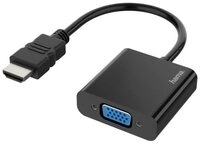 Hama Video-Adapter, HDMI&trade;-Stecker - VGA-Buchse, Audio-Buchse, Full-HD Audio- &