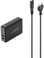Hama Ladestation 4 Ports, GaN, Schnellladeger&auml;t, 2xUSB-C, 2xUSB-A, PD, 65