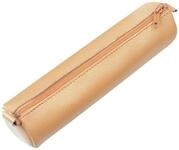 Alassio&reg; Federm&auml;ppchen Schlamperrolle Leder natur 21x6cm