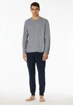 Schiesser Schlafanzug Casual Essentials (2 tlg) mit feinen, gestrickten Ringeln