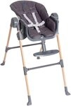 Chicco Hochstuhl Polly Essential Coal, mit Essbrett