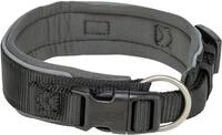 TRIXIE Hunde-Halsband Premium&nbsp;Halsband, extra breit - schwarz/grafit - 27&ndash;35...