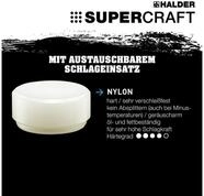 HALDER Gartenhacke Halder Ersatz-Einsatz, Nylon 60 mm