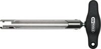 KS Tools Z&uuml;ndkerzenschl&uuml;ssel T-Griff-Z&uuml;ndkerzenstecker-Abzieher, kurz, 225mm