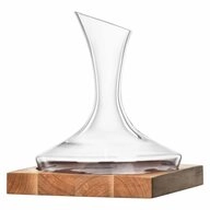 Eisch Germany Glas Dekantierkaraffe 750ml 728/1.5 NO DROP -auf Holzsockel- WOOD