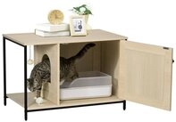 Pawhut Katzenschrank für Katzentoilette Katzenhaus mit magnetischer Tür Katzenklo Pawhut Katzenschrank für Katzentoilette Katzenhaus mit magnetischer Tür Katzenklo