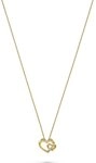 CHRIST Collier CHRIST Damen-Kette 375er Gelbgold 1 Diamant Herz