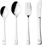 Kinderbesteck LEONARDO "Kinderbesteck Bambini 4er Set silber", silber, 4,