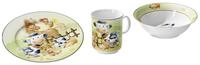 Ritzenhoff & Breker Kindergeschirr-Set Hoftiere 3-tlg. (3-tlg), Porzellan