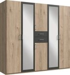 Wimex Kleiderschrank Diver Dreht&uuml;renschrank mit Spiegel, 180, 225 o. 270cm breit