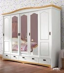 OTTO home Schiebet&uuml;renschrank Konrad, Landhausstil, rustikal, mit Schubladen +