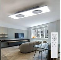 JUST LIGHT Deckenventilator, Deckenventilator mit Beleuchtung LED dimmbar