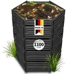 GARANTIA Komposter AIR-KING Steckkomposter 1100 Liter schwarz