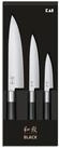 KAI Messer-Set Wasabi Black Messerset 67S-300 (Spar-Set, 3-tlg)