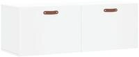 vidaXL H&auml;ngeschrank Wandschrank Wei&szlig; 100x36,5x35 cm Holzwerkstoff (1-St)
