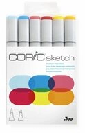 COPIC Marker Sketch Marker Set - Grundfarben - 6 St&uuml;ck, (1-tlg)