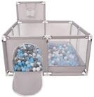 SELONIS Laufstall KK-100X (100-tlg), mit Stoffeinlage