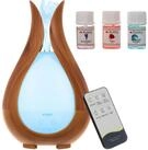 Ruhhy Luftbefeuchter Aromadiffusor mit LED Farbwechsel, 0,2 l Wassertank, mit