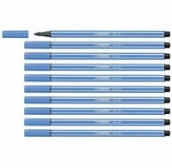 STABILO Fineliner 10 Pen 68 Filzstifte blau