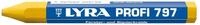 LYRA Malkreide F&ouml;rster/SignKreide rot L120mm D12mm 6eckig papiert LYRA