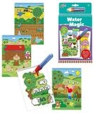 Jumbo Spiele Malvorlage Malblock Water Magic Bauernhof