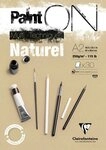 CLAIREFONTAINE Zeichenpapier PaintON Naturel, Block A2, kopfseitig, 30 Blatt,...