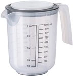 APS R&uuml;hrsch&uuml;ssel, Kunststoff, Fassungsverm&ouml;gen 1 Liter, als Messbecher und