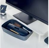 LEITZ Monitor-Halterung Monitorst&auml;nder Ergo bis 24 Zoll wei&szlig;